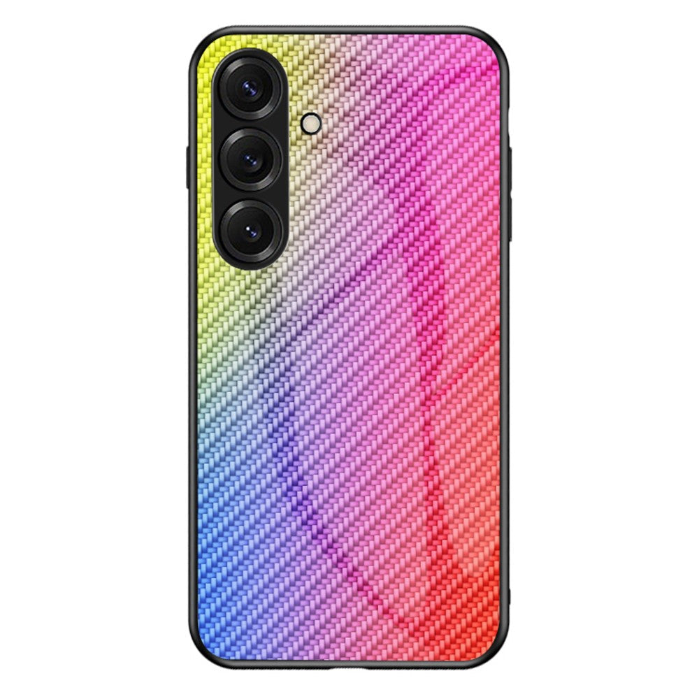 Samsung Galaxy S26-skal i härdat glas, stötsäkert mobilskal