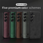 ANNYOJO For Samsung Galaxy S26+ Case PU Leather + PC + TPU Anti Drop Phone Back Cover