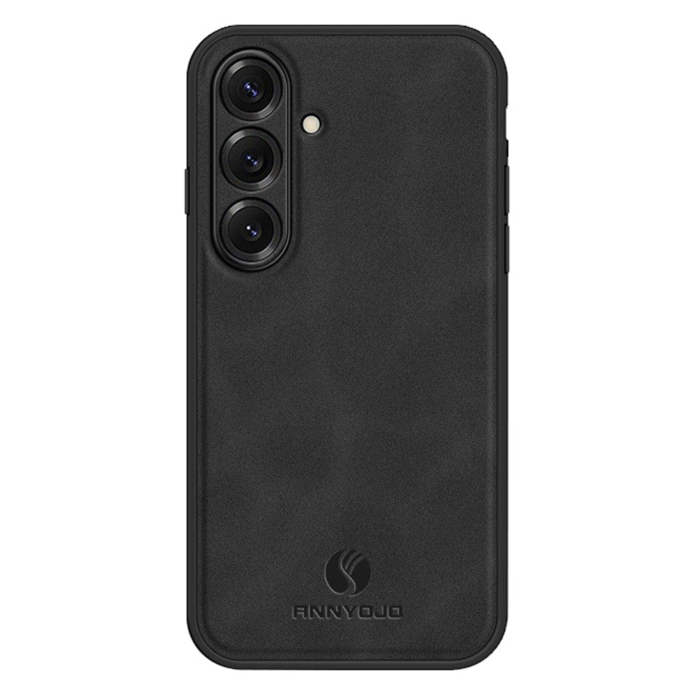 ANNYOJO For Samsung Galaxy S26+ Case PU Leather + PC + TPU Anti Drop Phone Back Cover
