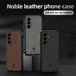 ANNYOJO Til Samsung Galaxy A27 5G Cover PU Læder + PC + TPU Anti-fald Telefon Bagcover
