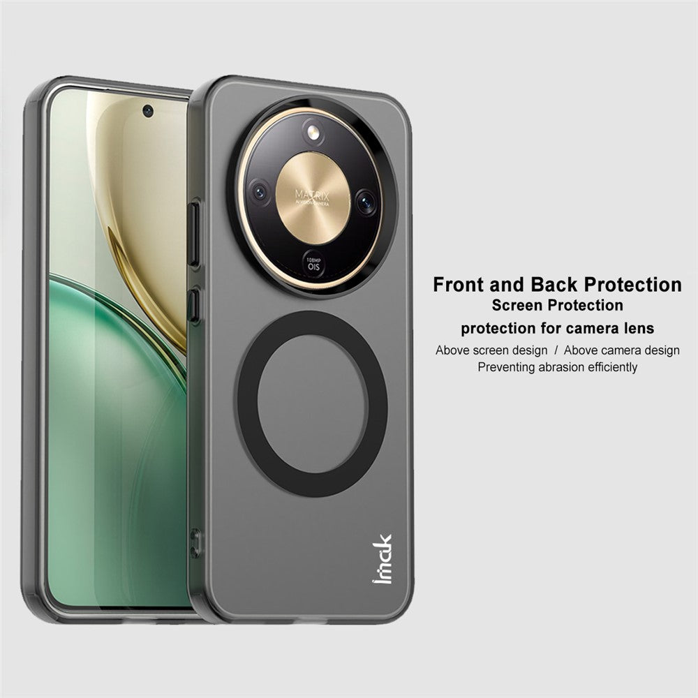 IMAK Magnetic Case for Honor Magic8 Lite 5G / X9d 5G / X70 5G PC + TPU Phone Back Cover