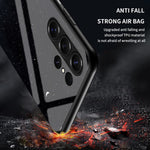 For Samsung Galaxy S26 Ultra Case Starry Sky Pattern Tempered Glass Phone Cover