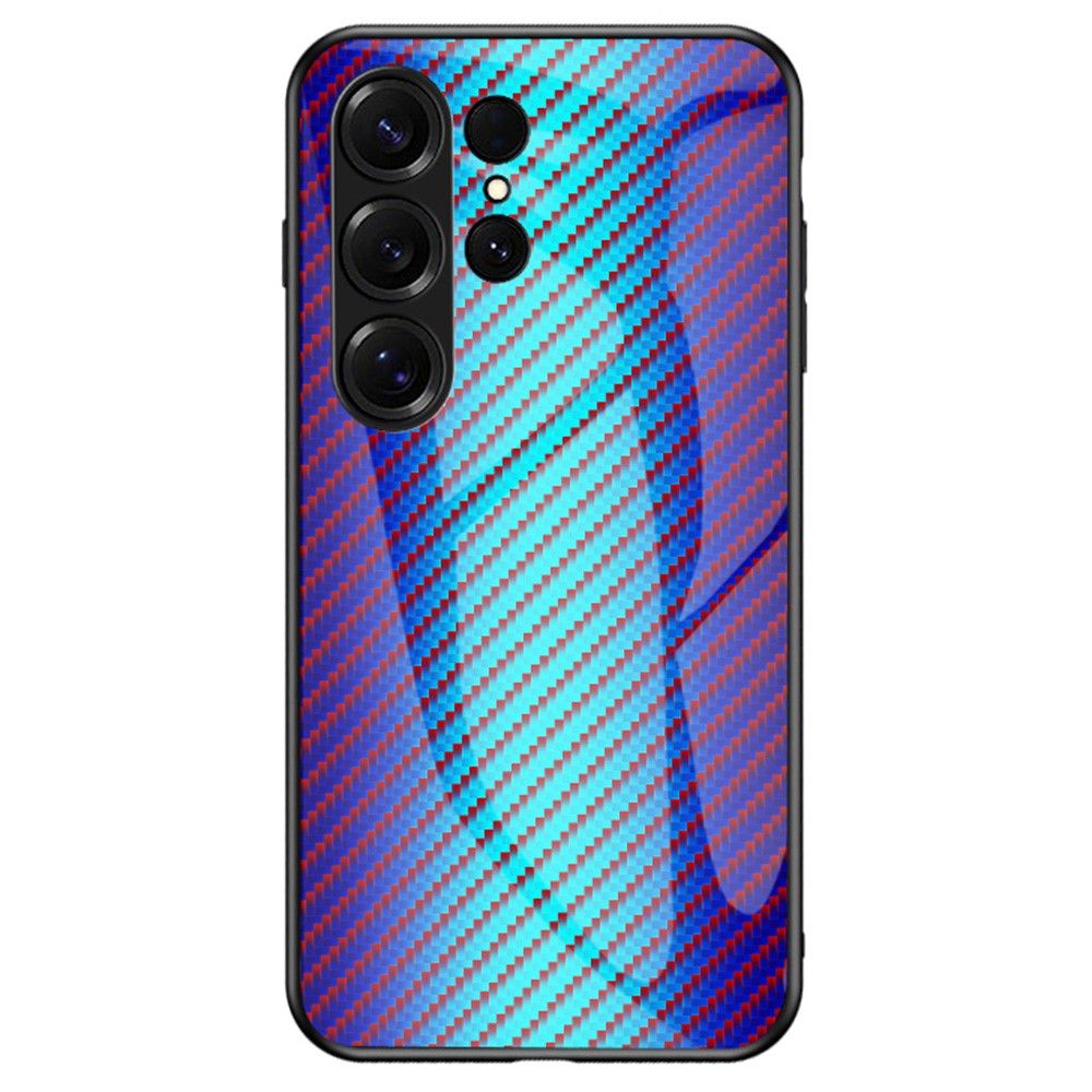 Samsung Galaxy S26 Ultra-skal i härdat glas, stötsäkert mobilskal