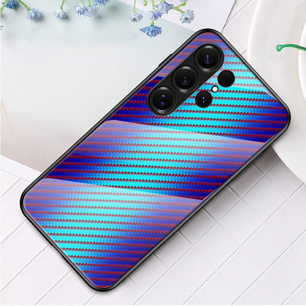 Samsung Galaxy S26 Ultra-skal i härdat glas, stötsäkert mobilskal