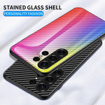 Samsung Galaxy S26 Ultra-skal i härdat glas, stötsäkert mobilskal