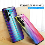 Samsung Galaxy S26 Ultra-skal i härdat glas, stötsäkert mobilskal