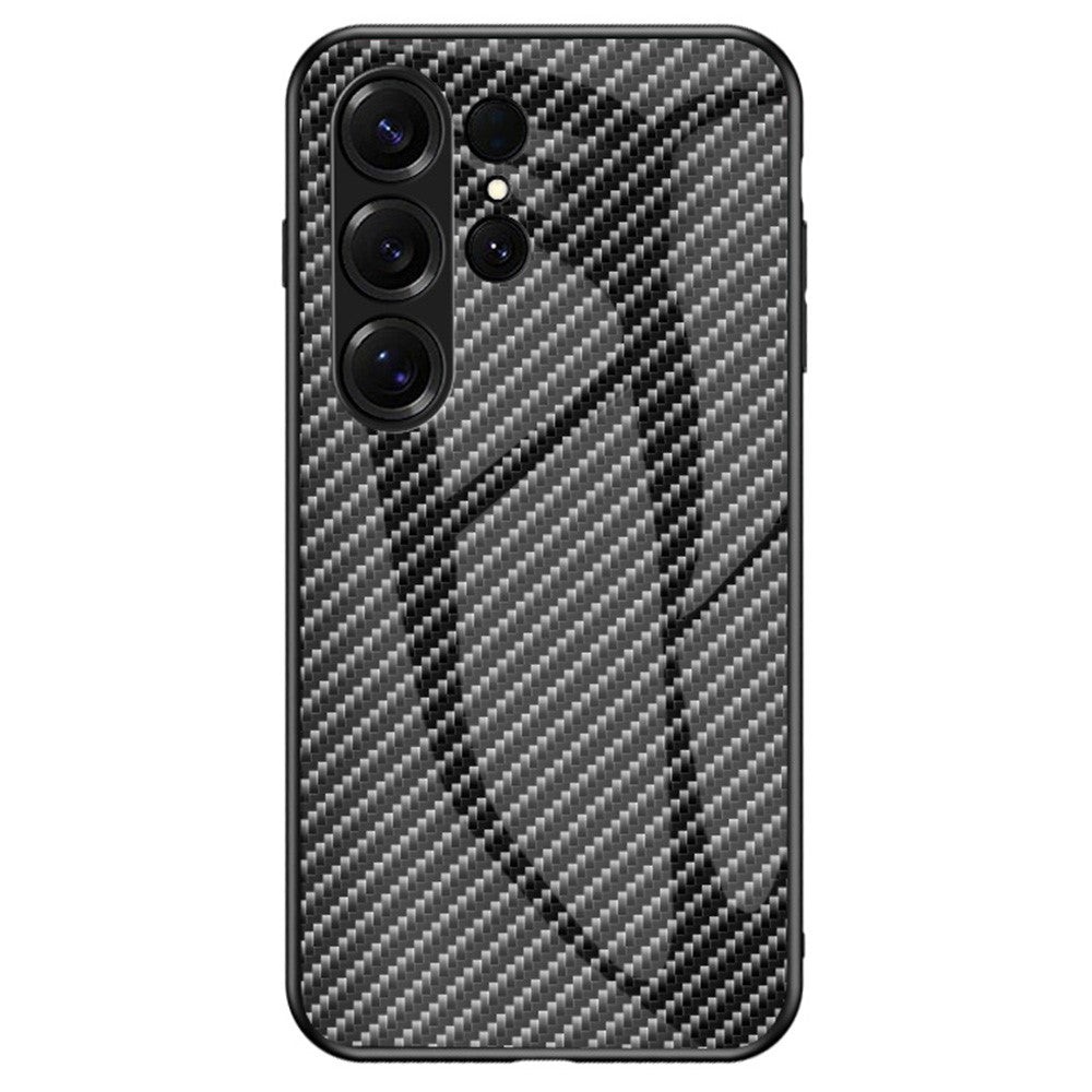 Samsung Galaxy S26 Ultra-skal i härdat glas, stötsäkert mobilskal