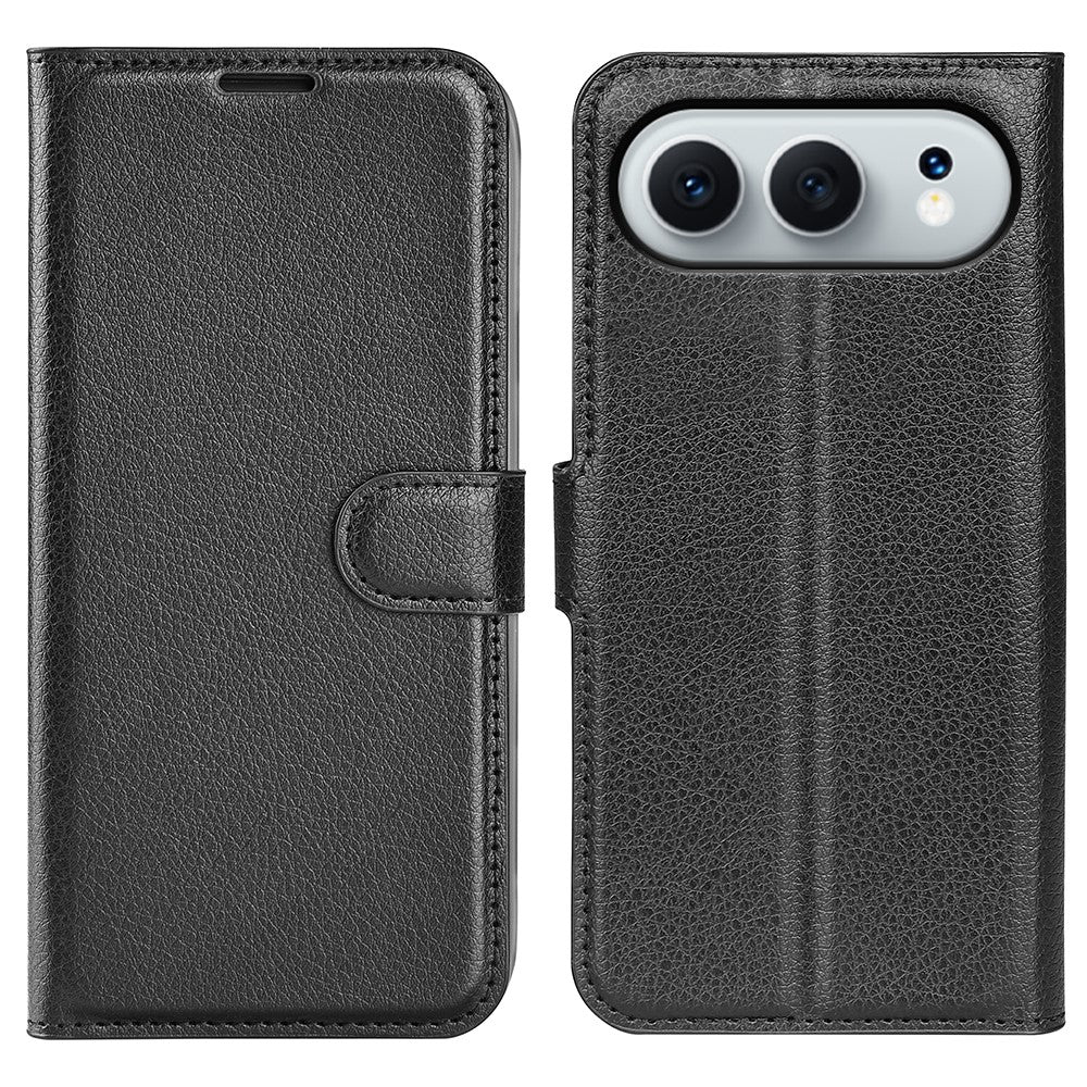 For Honor 500 5G Case Wallet Stand Litchi Texture Shockproof Leather Phone Cover