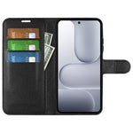 For Honor 500 5G Case Wallet Stand Litchi Texture Shockproof Leather Phone Cover