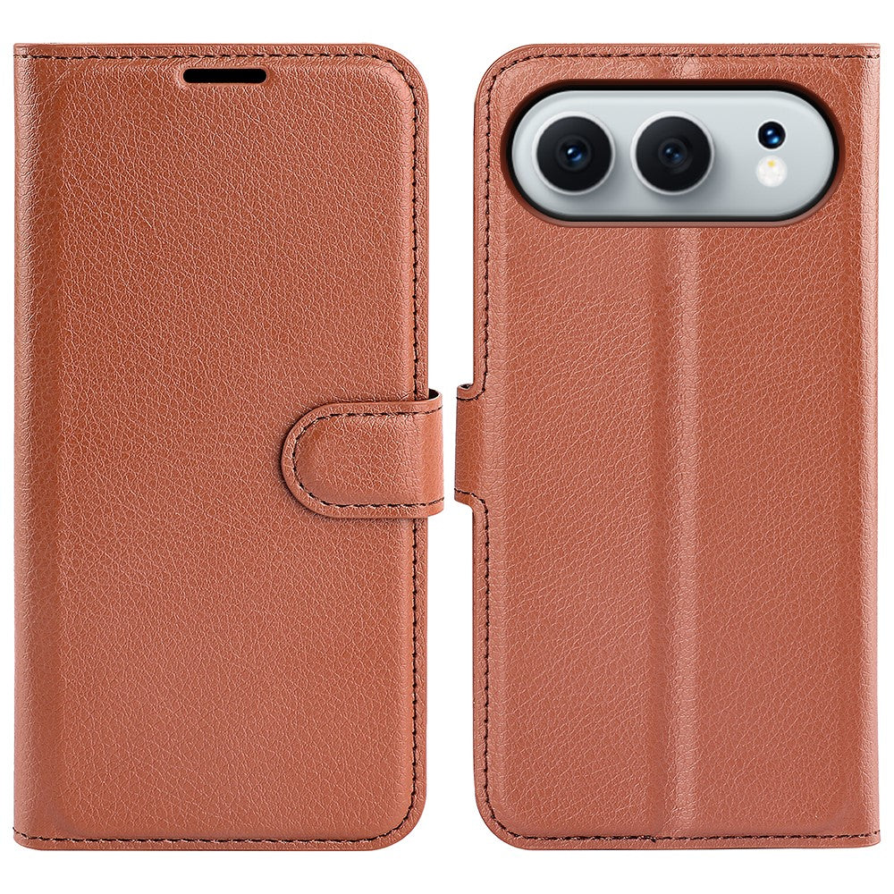 For Honor 500 5G Case Wallet Stand Litchi Texture Shockproof Leather Phone Cover