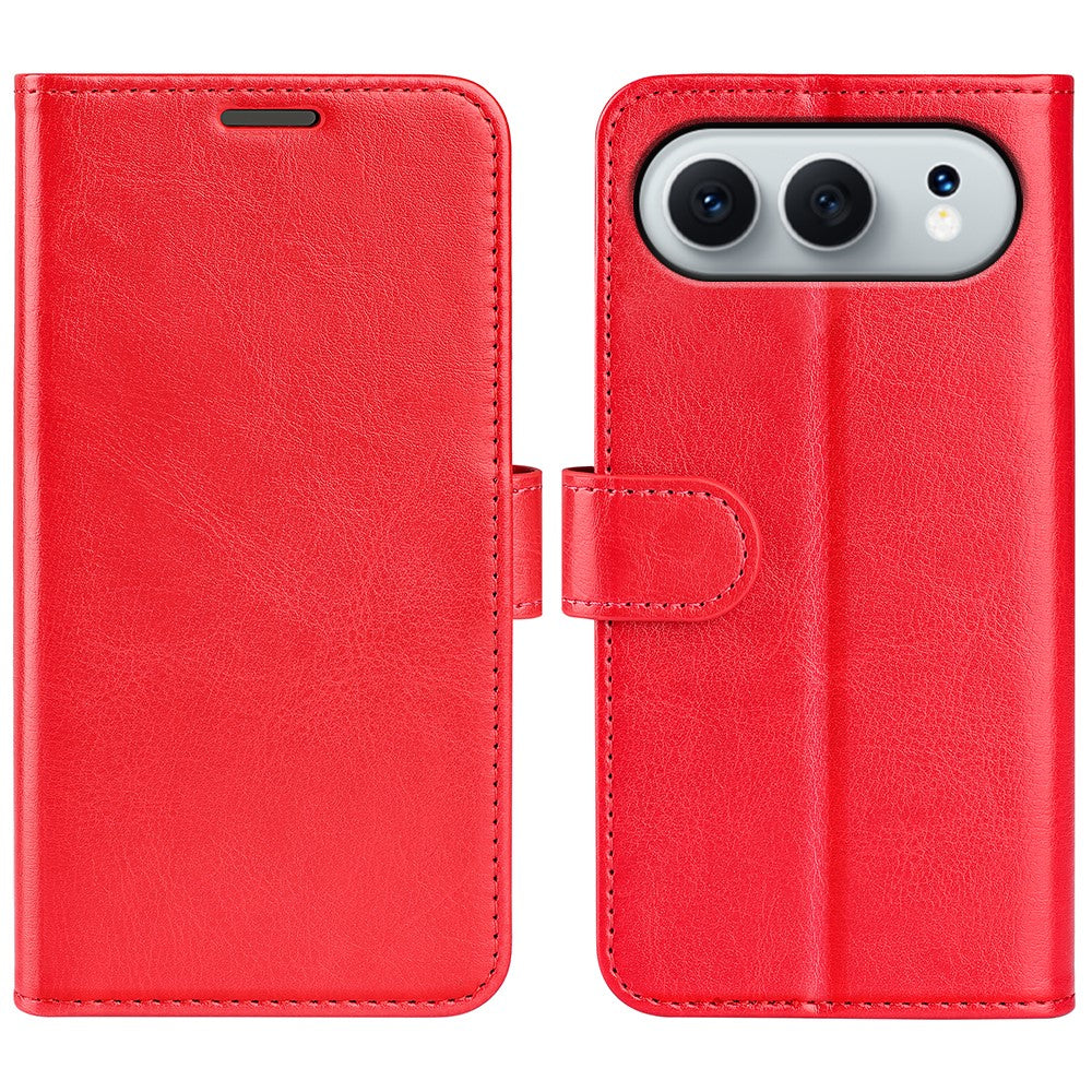 For Honor 500 5G Case Crazy Horse Texture Stand Leather Phone Cover