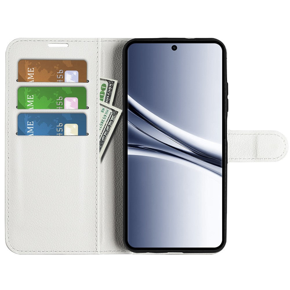 For Xiaomi Redmi Note 15 4G (Global) Case Wallet Stand Litchi Texture Shockproof Leather Phone Cover