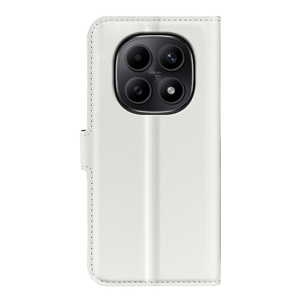 For Xiaomi Redmi Note 15 4G (Global) Case Wallet Stand Litchi Texture Shockproof Leather Phone Cover