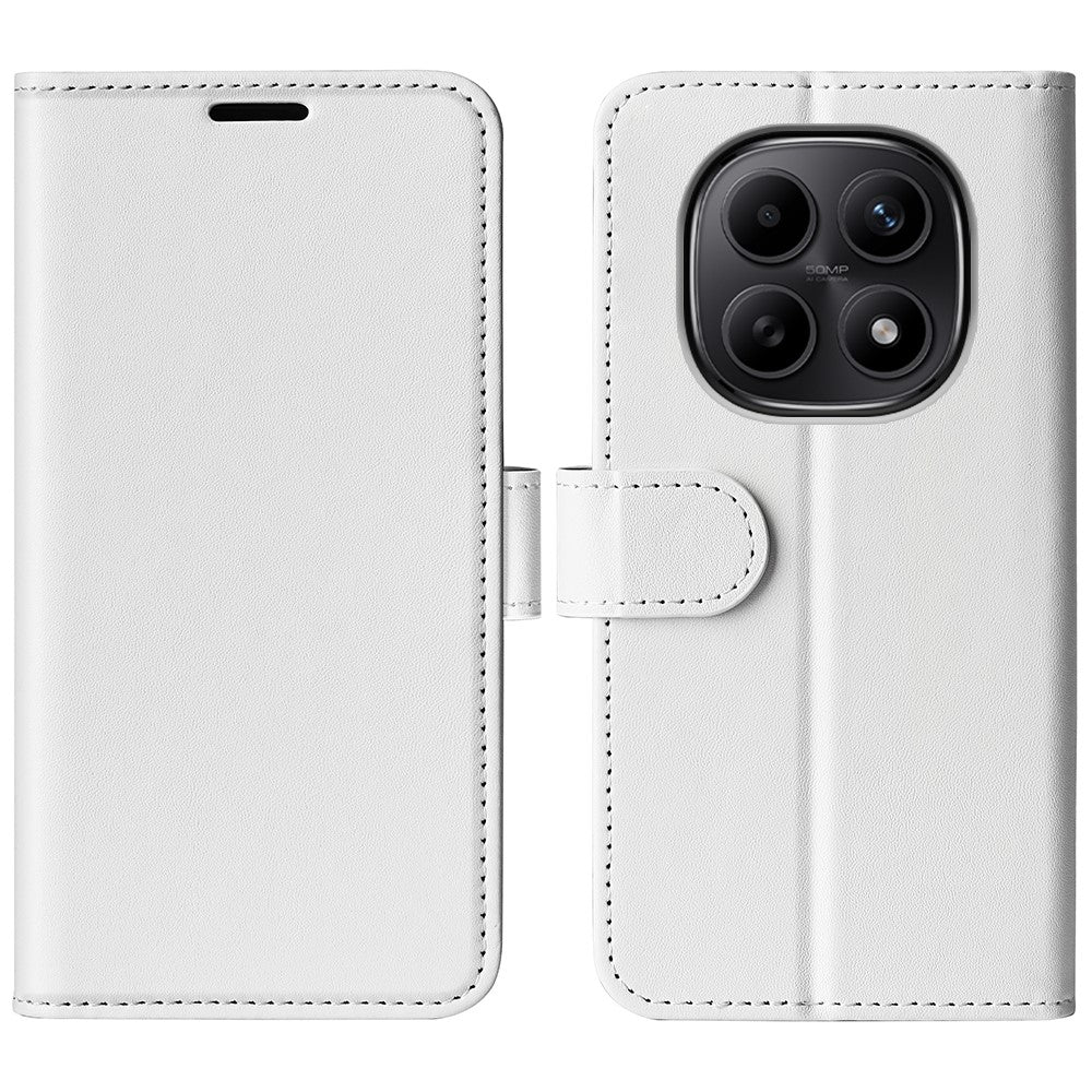 For Xiaomi Redmi Note 15 4G (Global) Case Crazy Horse Texture Stand Leather Phone Cover