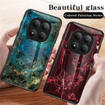 For Xiaomi Poco M8 Pro 5G / Redmi Note 15 Pro+ 5G (Global) Case Marble Pattern Tempered Glass + PC + TPU Protective Phone Cover