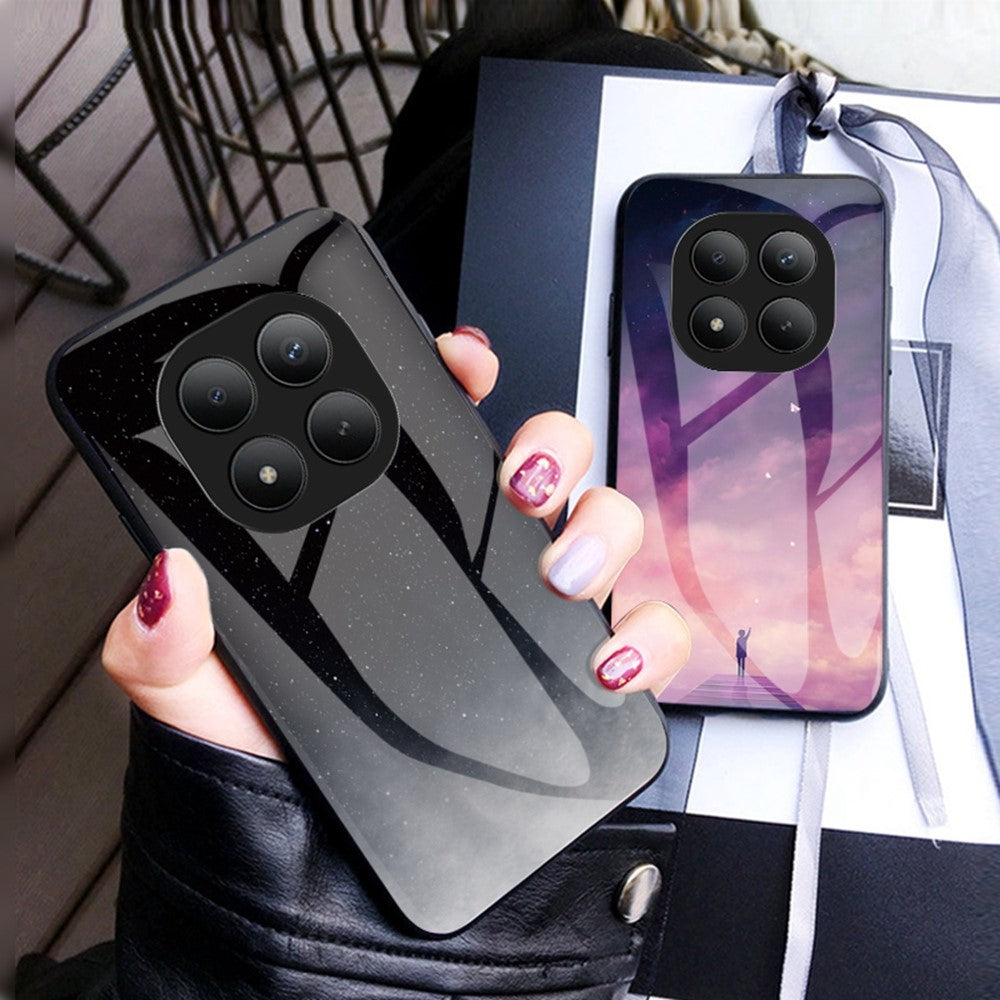 For Xiaomi Poco M8 Pro 5G / Redmi Note 15 Pro+ 5G (Global) Case Starry Sky Pattern Tempered Glass Phone Cover