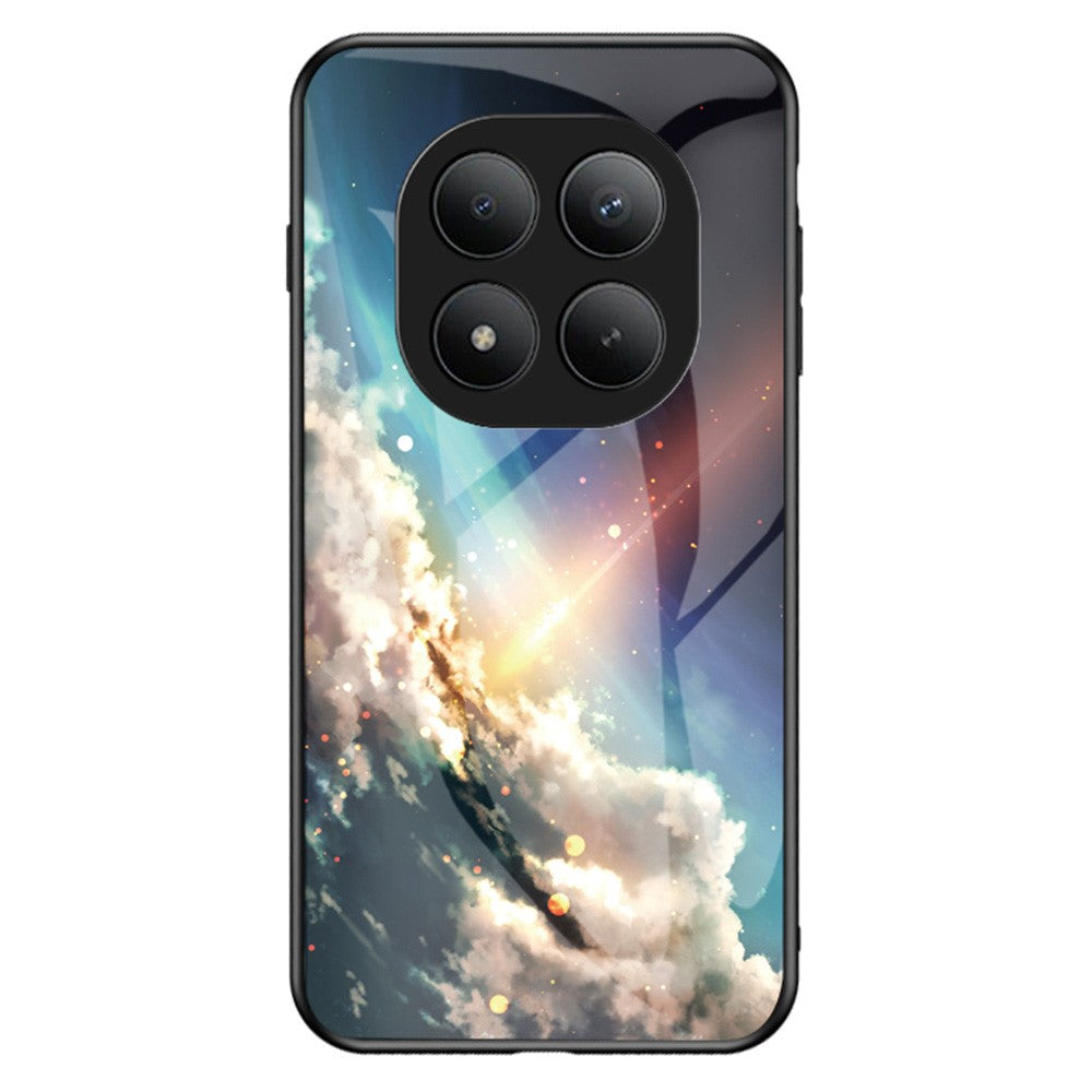 For Xiaomi Poco M8 Pro 5G / Redmi Note 15 Pro+ 5G (Global) Case Starry Sky Pattern Tempered Glass Phone Cover