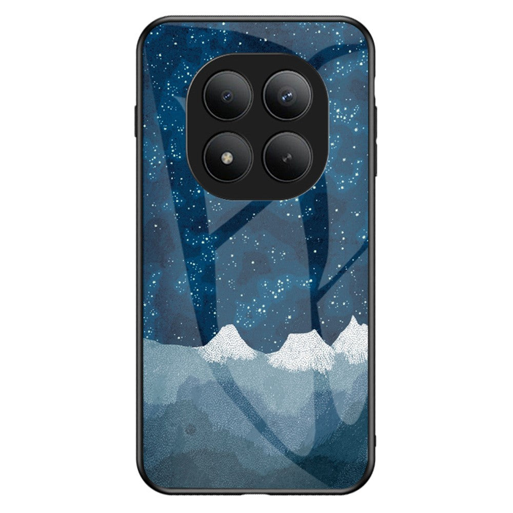 For Xiaomi Poco M8 Pro 5G / Redmi Note 15 Pro+ 5G (Global) Case Starry Sky Pattern Tempered Glass Phone Cover