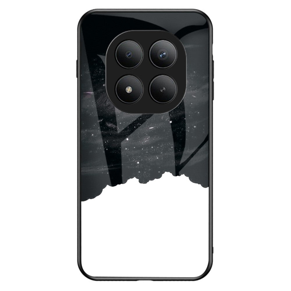 For Xiaomi Poco M8 Pro 5G / Redmi Note 15 Pro+ 5G (Global) Case Starry Sky Pattern Tempered Glass Phone Cover