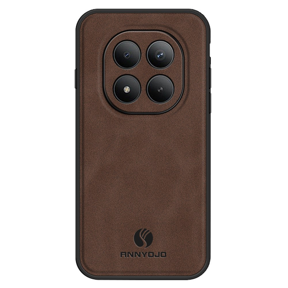 ANNYOJO For Xiaomi Poco M8 Pro 5G / Redmi Note 15 Pro+ 5G (Global) Case PU Leather + PC + TPU Anti Drop Phone Back Cover