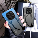 For Xiaomi Redmi Note 15 Pro 5G (Global) Case Anti-Scratch Tempered Glass + PC + TPU Phone Cover