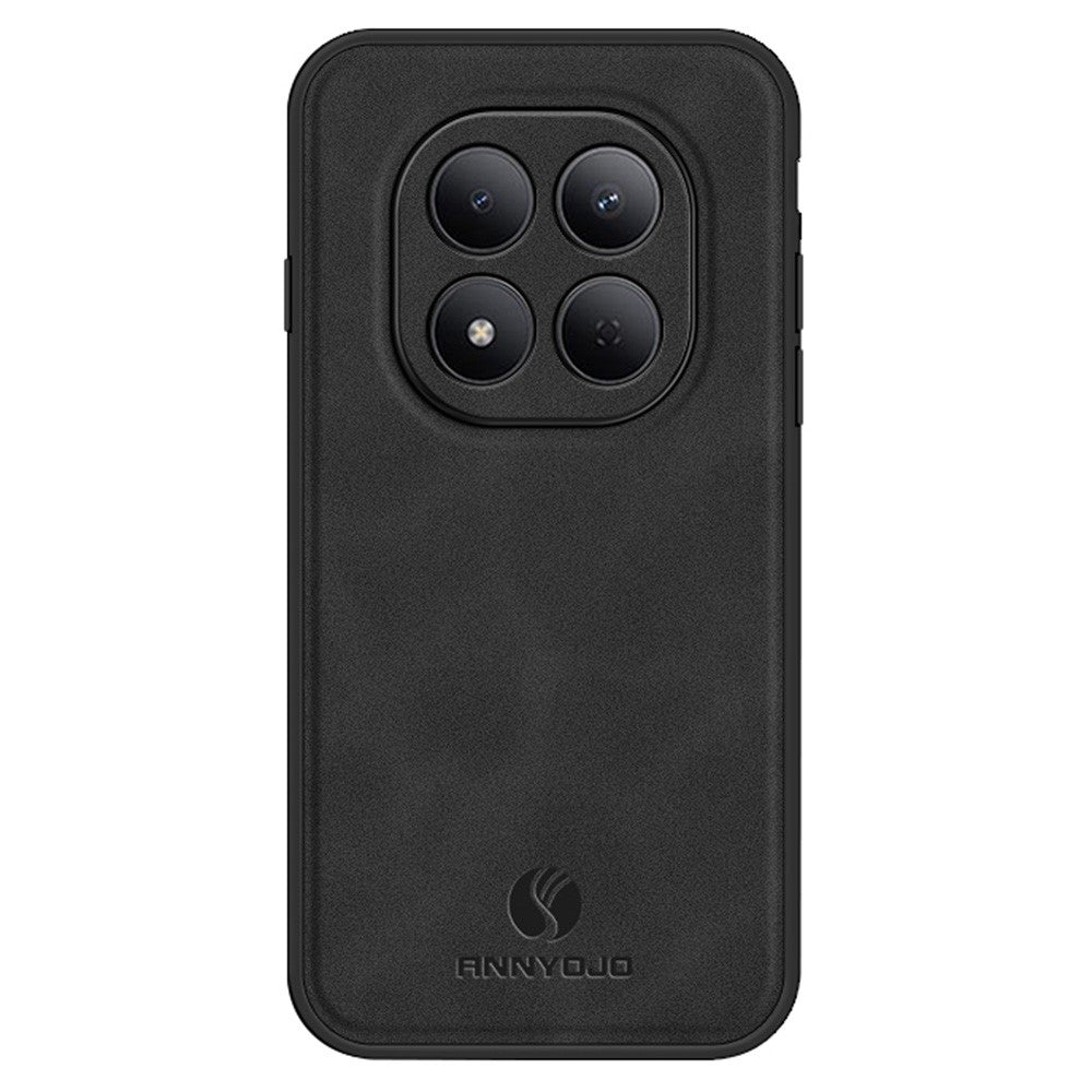 ANNYOJO For Xiaomi Redmi Note 15 Pro 5G (Global) Case PU Leather + PC + TPU Anti Drop Phone Back Cover