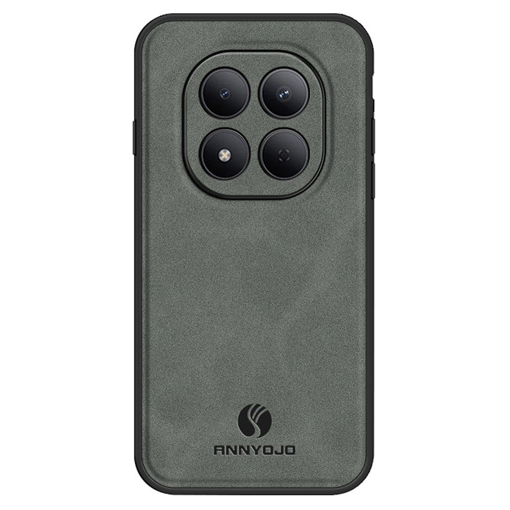 ANNYOJO For Xiaomi Redmi Note 15 Pro 5G (Global) Case PU Leather + PC + TPU Anti Drop Phone Back Cover