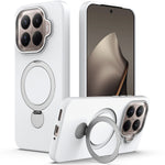 Xiaomi 15T Pro Magnetiskt Skal Roterande Ring Stöd TPU + PC Bakstycke