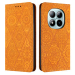 For Xiaomi Redmi Note 15 Pro 4G (Global) Case Imprinted Flower Wallet Stand Leather Phone Cover