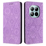 For Xiaomi Redmi Note 15 Pro 4G (Global) Case Imprinted Flower Wallet Stand Leather Phone Cover