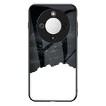 Phone Case For Honor Magic8 Lite 5G  /  X9d 5G  /  X70 5G Starry Sky Pattern Tempered Glass Phone Cover