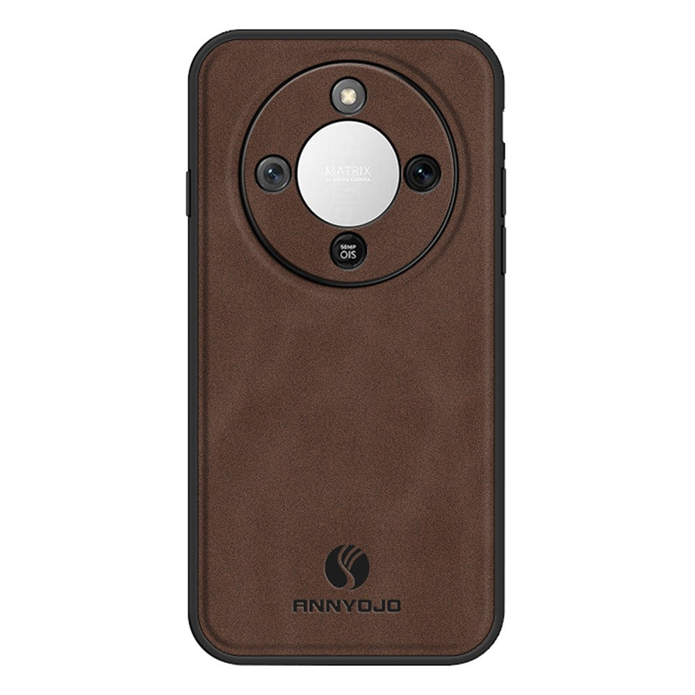ANNYOJO Phone Case For Honor Magic8 Lite 5G  /  X9d 5G  /  X70 5G PU Leather + PC + TPU Anti Drop Phone Back Cover
