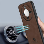ANNYOJO Phone Case For Honor Magic8 Lite 5G  /  X9d 5G  /  X70 5G PU Leather + PC + TPU Anti Drop Phone Back Cover