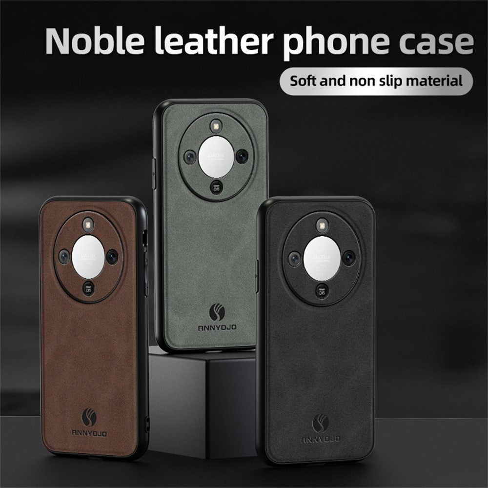 ANNYOJO Phone Case For Honor Magic8 Lite 5G  /  X9d 5G  /  X70 5G PU Leather + PC + TPU Anti Drop Phone Back Cover