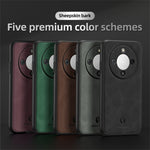 ANNYOJO Phone Case For Honor Magic8 Lite 5G  /  X9d 5G  /  X70 5G PU Leather + PC + TPU Anti Drop Phone Back Cover