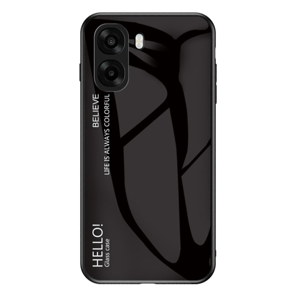 Phone Case For Oppo A6x 5G / A6x 4G Anti-Scratch Tempered Glass + PC + TPU Phone Cover