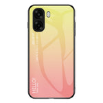 Phone Case For Oppo A6x 5G / A6x 4G Anti-Scratch Tempered Glass + PC + TPU Phone Cover