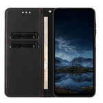 For Xiaomi Redmi Note 15 4G (Global) Wallet Case Line Imprinted Leather Stand Phone Cover with Wrist Strap