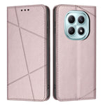 For Xiaomi Redmi Note 15 4G (Global) Wallet Case Line Imprinted Leather Stand Phone Cover with Wrist Strap