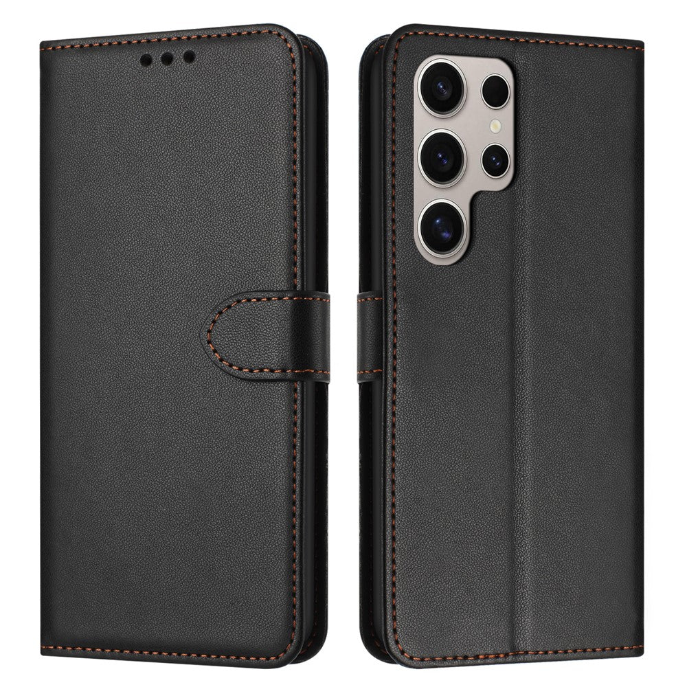 For Samsung Galaxy S26 Ultra Case Stand Wallet Leather Phone Cover with Strap