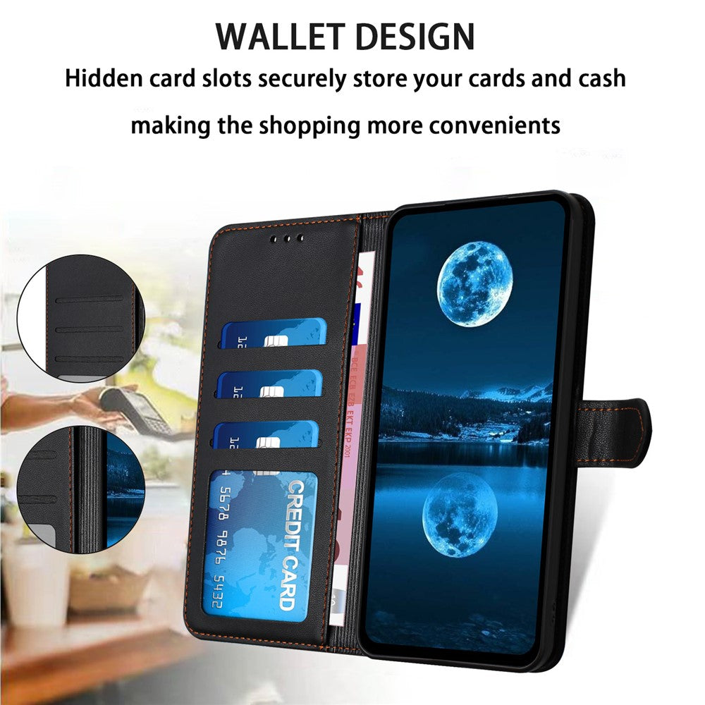For Samsung Galaxy S26 Ultra Case Stand Wallet Leather Phone Cover with Strap