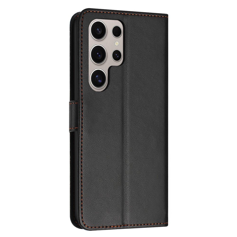 For Samsung Galaxy S26 Ultra Case Stand Wallet Leather Phone Cover with Strap