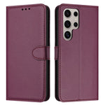 For Samsung Galaxy S26 Ultra Case Stand Wallet Leather Phone Cover with Strap