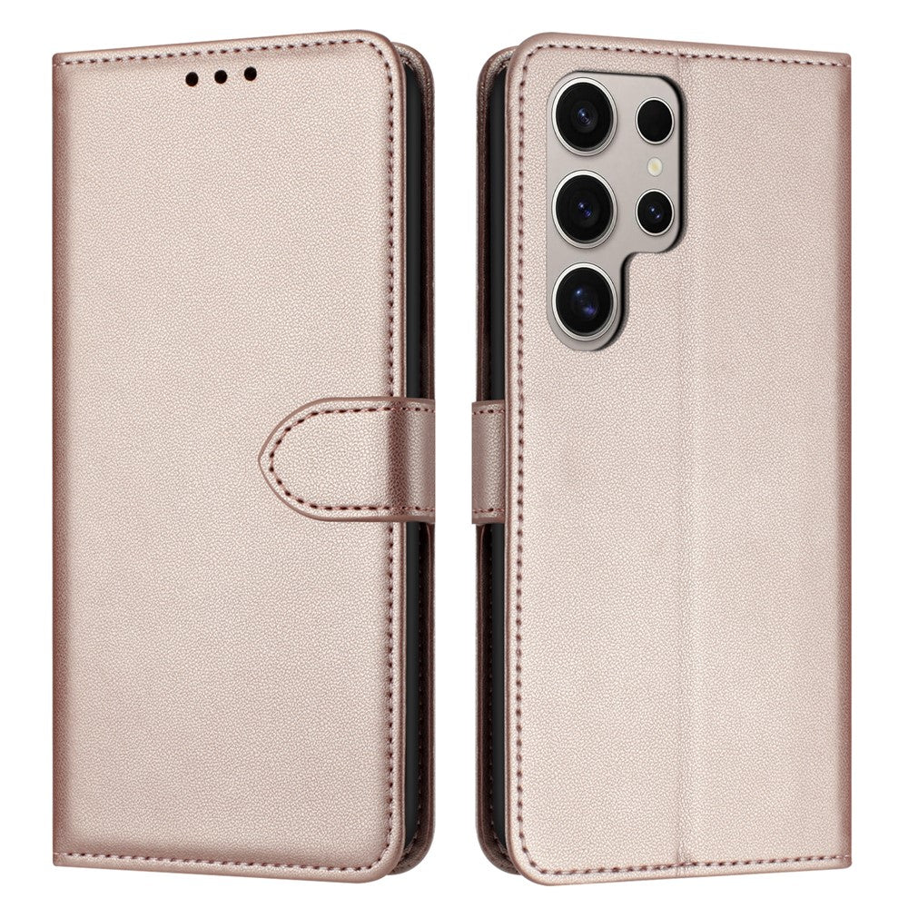 For Samsung Galaxy S26 Ultra Case Stand Wallet Leather Phone Cover with Strap
