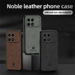 ANNYOJO-telefoncover til Xiaomi Poco F8 Pro 5G / Redmi K90 5G i PU-læder + PC + TPU, stødsikkert bagcover