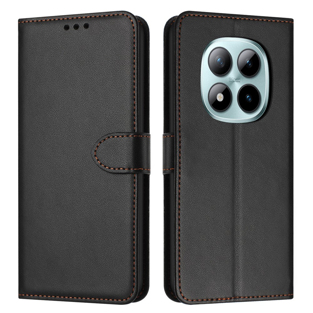For Xiaomi Redmi Note 15 Pro 4G (Global) Case Stand Wallet Leather Phone Cover with Strap