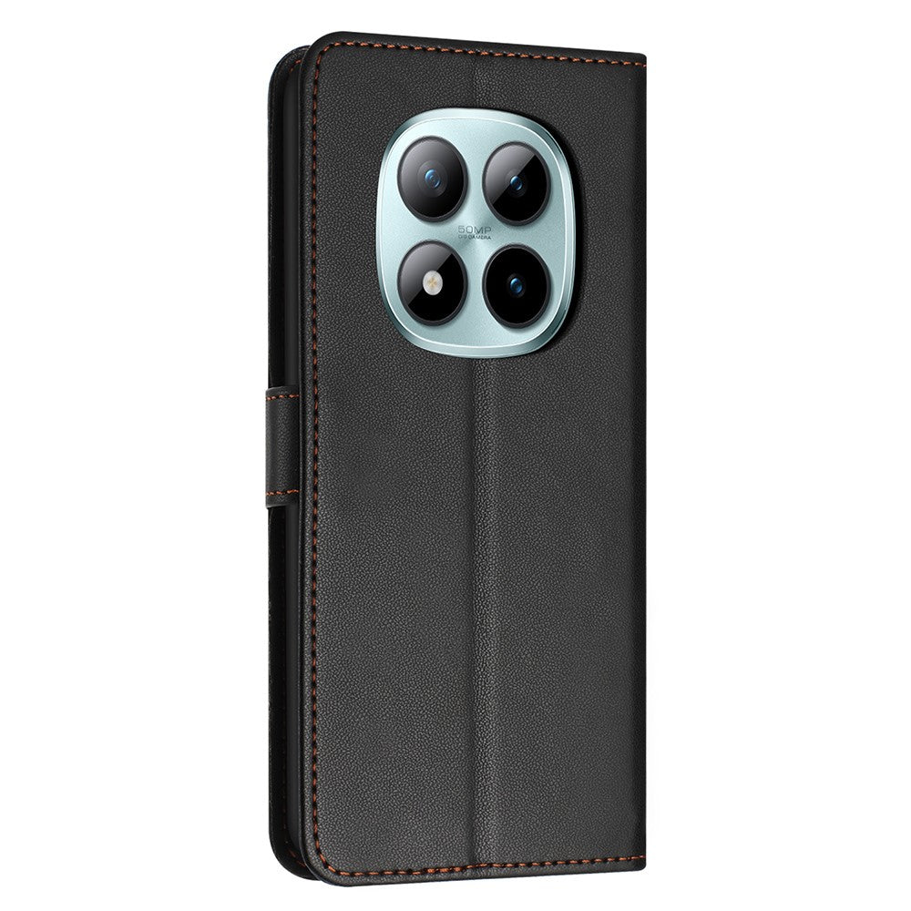 For Xiaomi Redmi Note 15 Pro 4G (Global) Case Stand Wallet Leather Phone Cover with Strap