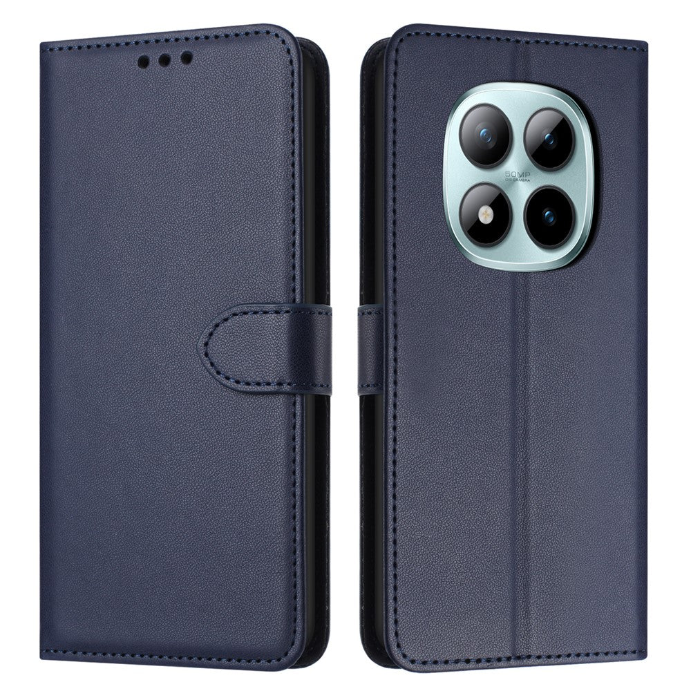 For Xiaomi Redmi Note 15 Pro 4G (Global) Case Stand Wallet Leather Phone Cover with Strap