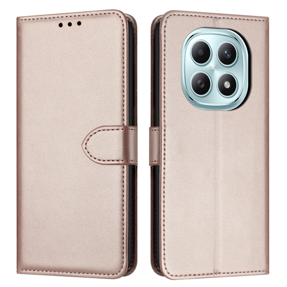 For Xiaomi Redmi Note 15 4G (Global) Case Stand Wallet Leather Phone Cover with Strap