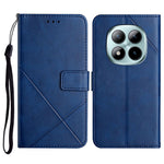 For Xiaomi Redmi Note 15 Pro 4G (Global) Case Line Pattern Wallet Leather Phone Cover with Wrist Strap